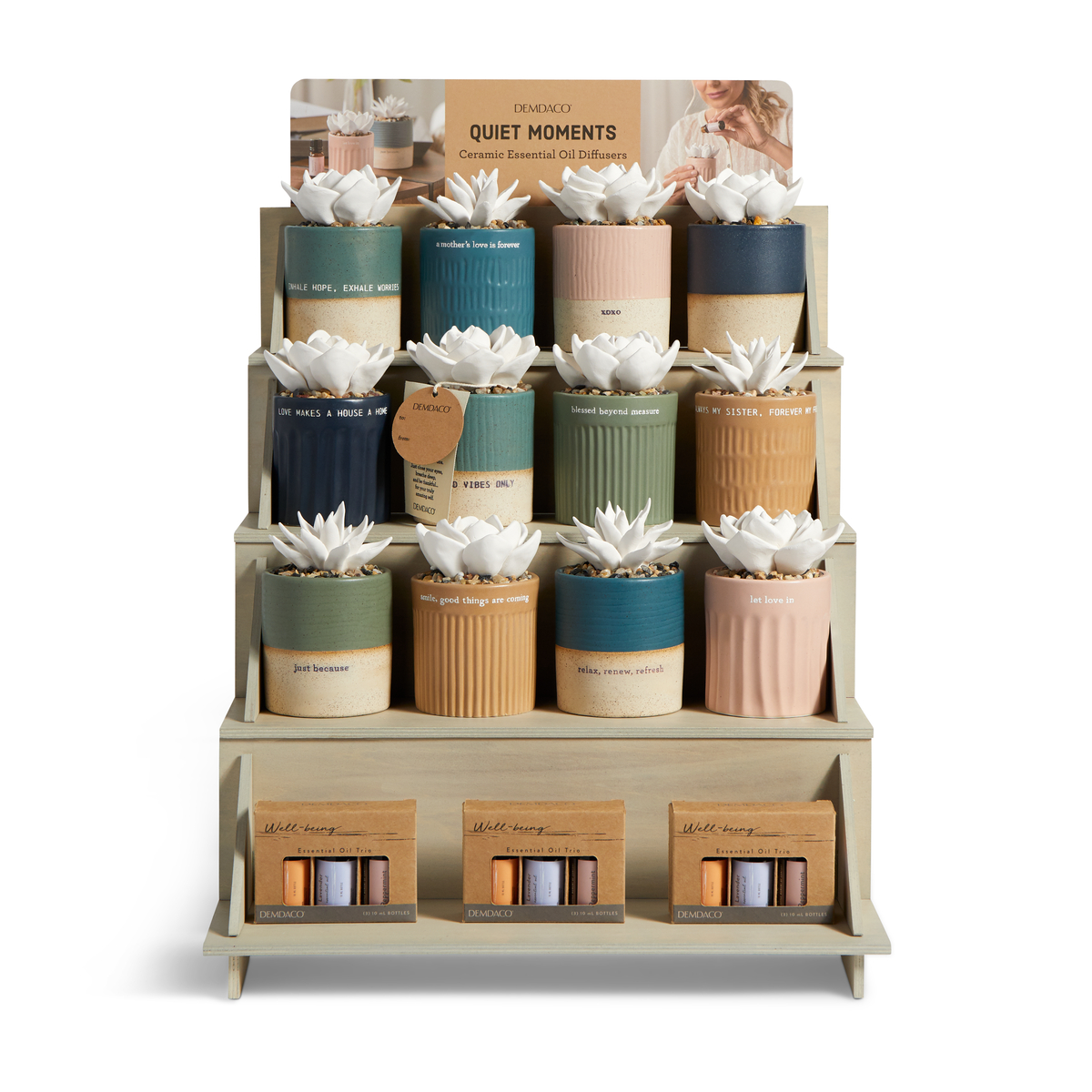 Succulent Diffusers & Oils Assortment Succulent Diffusers & Oils Assortment