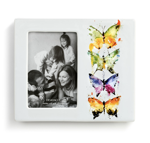 Four Butterflies Ceramic Frame Four Butterflies Ceramic Frame