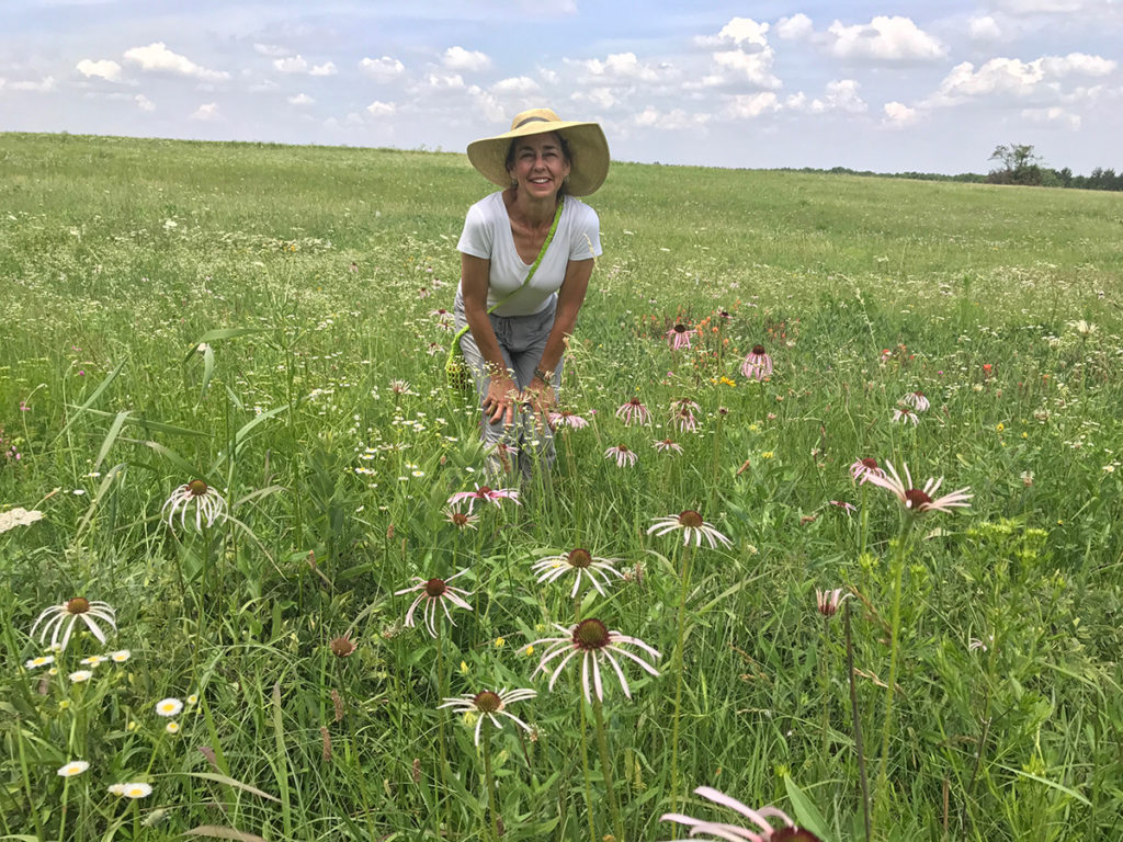Susan Lordi on the prairie