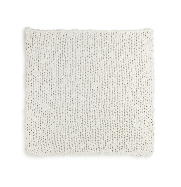 Chunky Knit Blanket - Cream