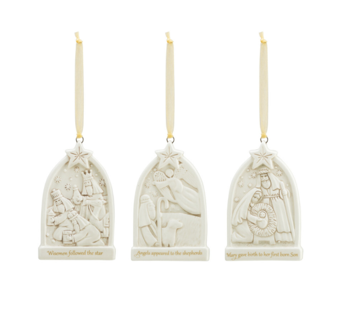 Nativity Triptych Ornaments